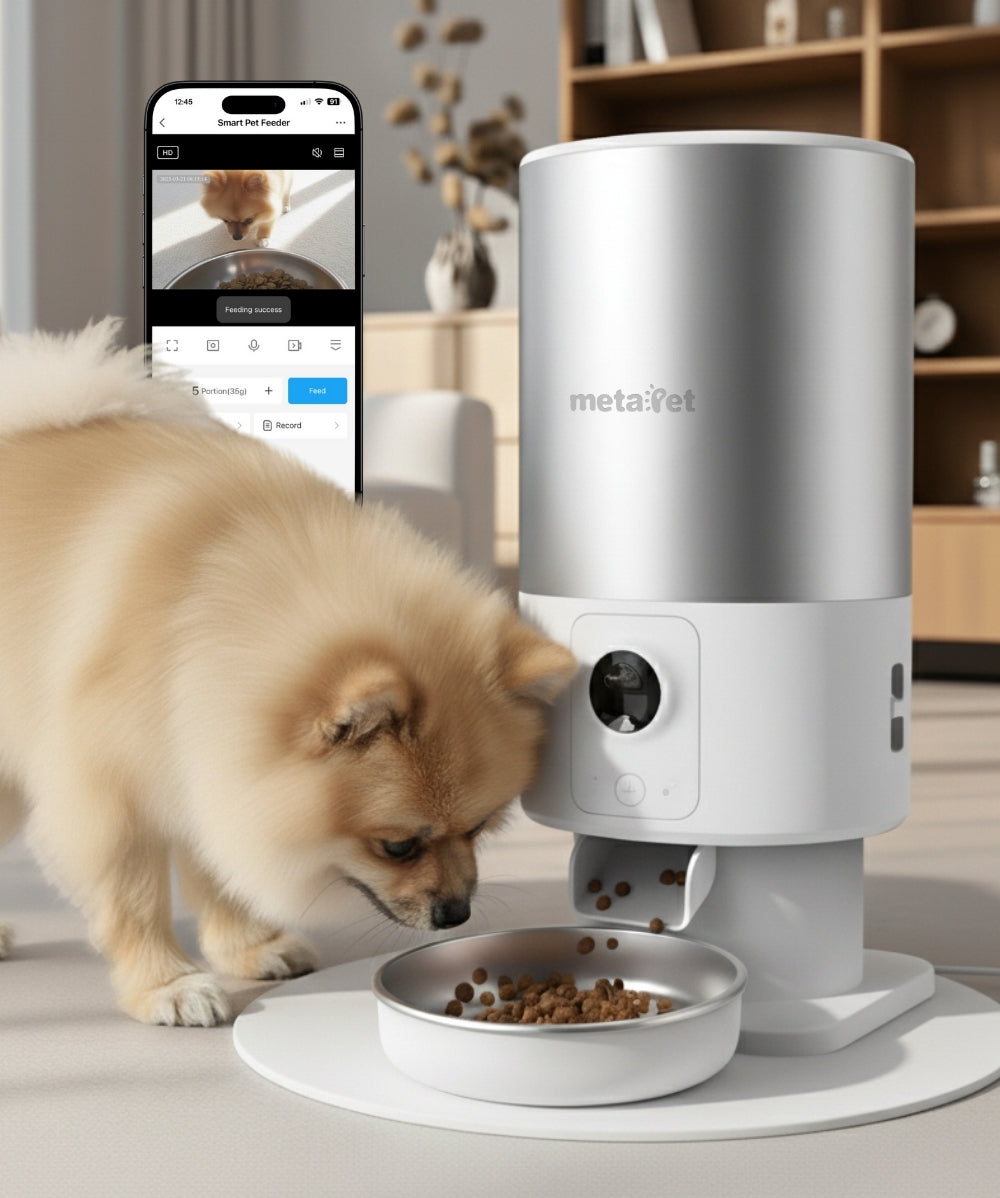Máy Cho Thú Cưng Ăn Tự Động Thông Minh metaPet PRIMO 500 Pro