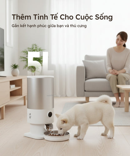 Máy Cho Thú Cưng Ăn Tự Động Thông Minh metaPet PRIMO 500 Pro