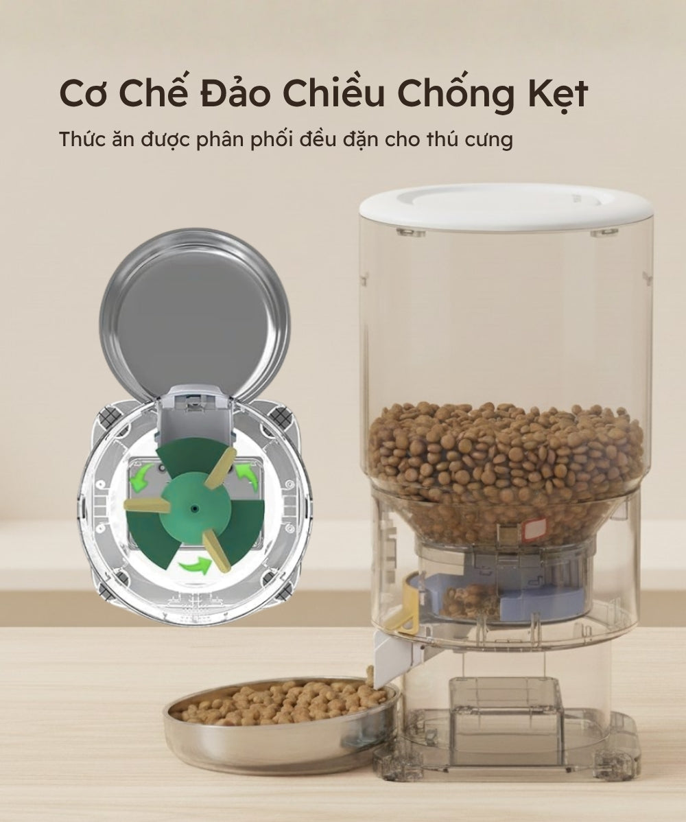 Máy Cho Thú Cưng Ăn Tự Động Thông Minh metaPet PRIMO 500 Pro