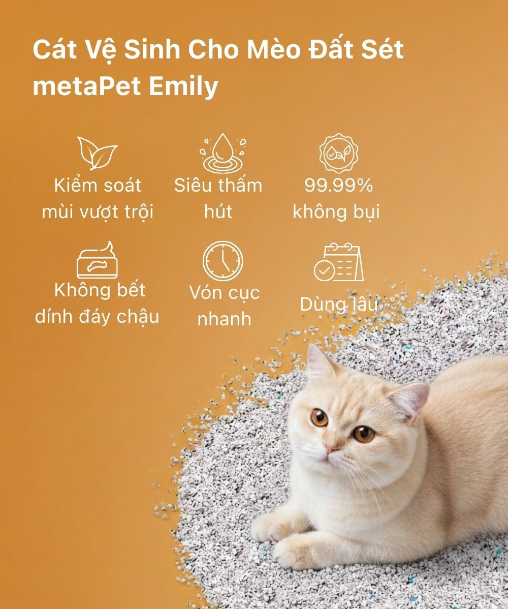 MetaPet Emily Clay Cat Litter 7KG