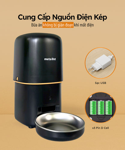 Máy Cho Thú Cưng Ăn Tự Động metaPet GRAINY 400 XP