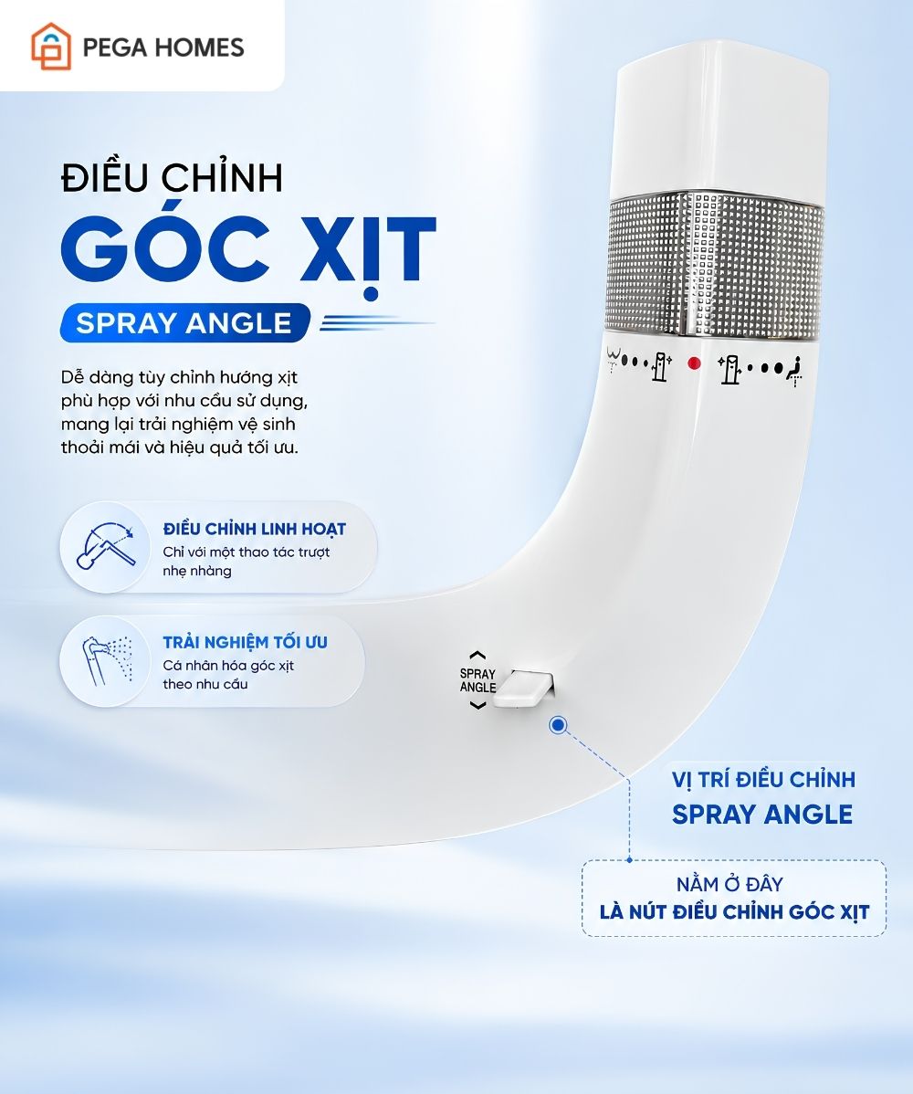Vòi Xịt Vệ Sinh Thông Minh PEGA Bidet NEXGEN-900X