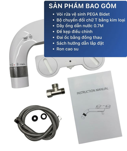 Vòi Xịt Vệ Sinh Thông Minh PEGA Bidet NEXGEN-900A