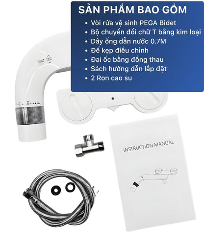 Vòi Xịt Vệ Sinh Thông Minh PEGA Bidet NEXGEN-900X