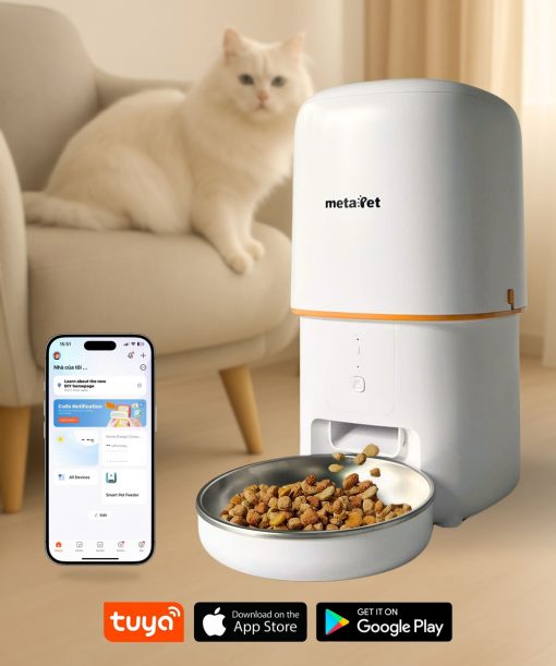 may-cho-meo-an-tu-dong-thong-minh-metapet-4l-ket-noi-wifi-dieu-khien-qua-app
